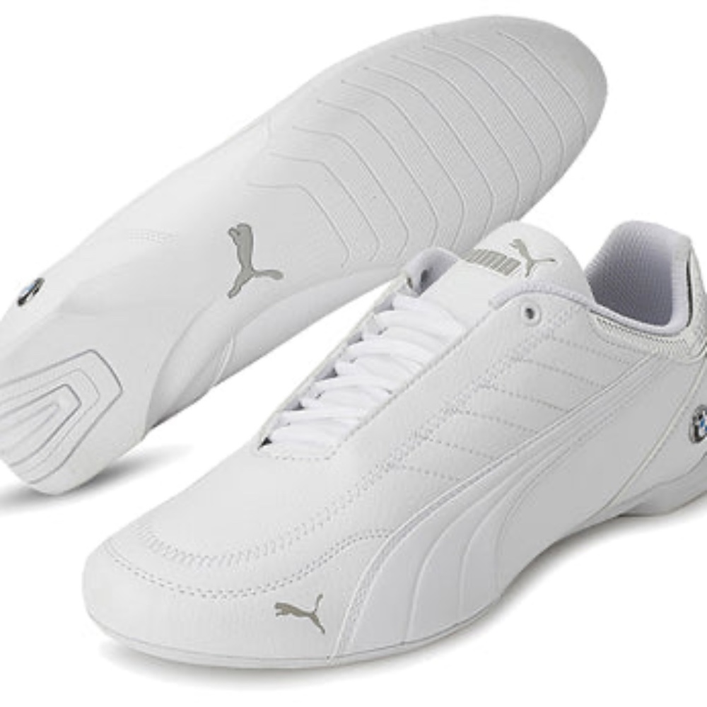PUMA BMW M MOTORSPORT FUTURE KART CAT WHITE SIZE 12